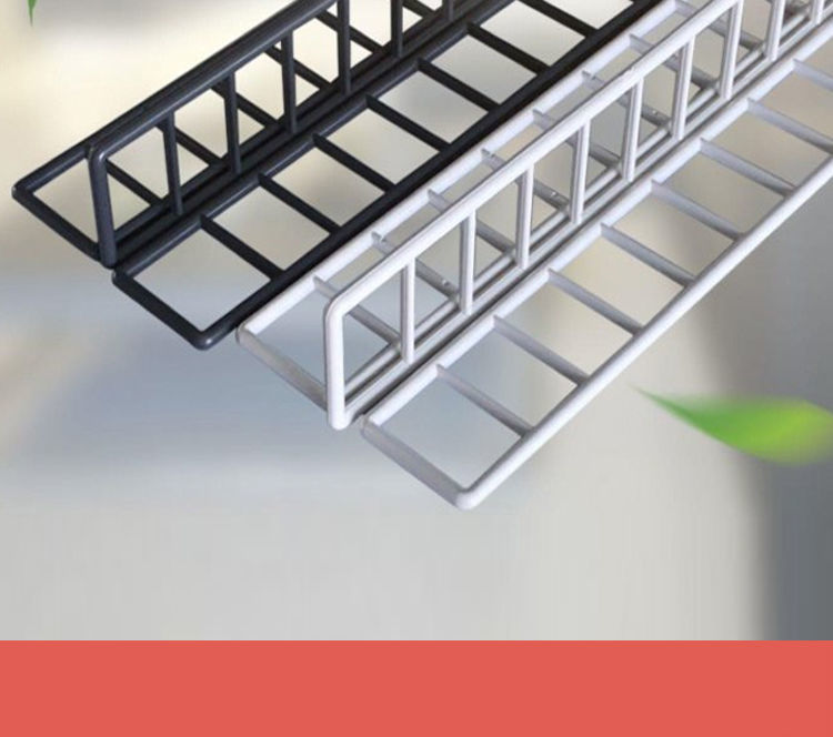 《超市货架层板前护栏条 加高货柜围栏隔板塑料卡条挡边 便利店挡条