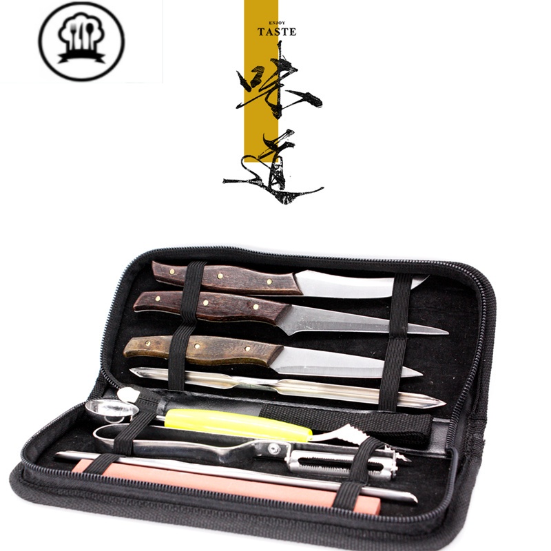 敬平三把食品厨师雕刻刀套装工具入门专业水果雕刻刀厨师雕花主刀 三