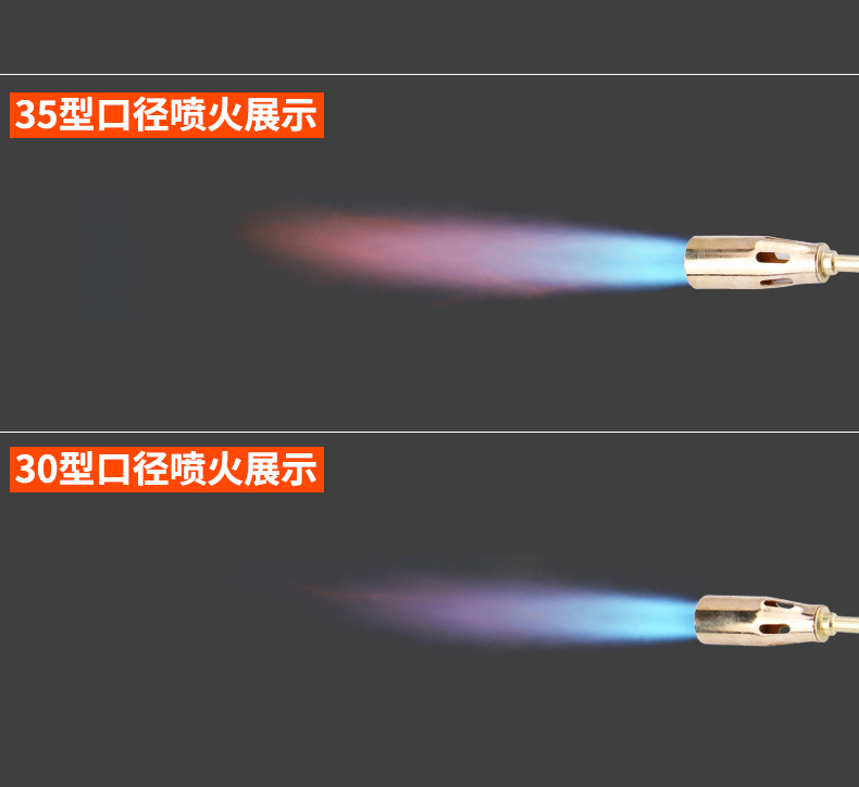 骏天喷嘴/喷头/接头 烧毛器液化气喷枪头烧猪毛烧肉火焰烤枪家用高温