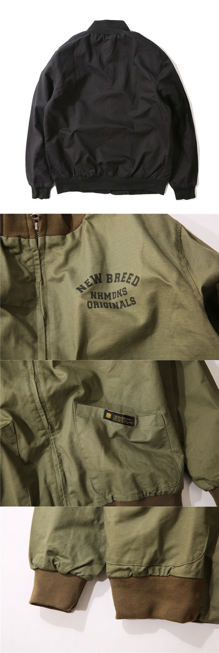 梵克公牛mdns潮牌军事风拉链秋季常规外套复古工装夹克男装2021同款