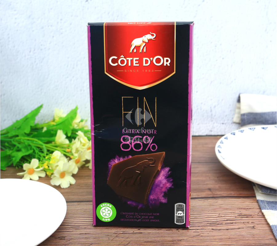 克特多金象(cote dor)进口巧克力 【家乐福】克特多金象(cote dor)86%