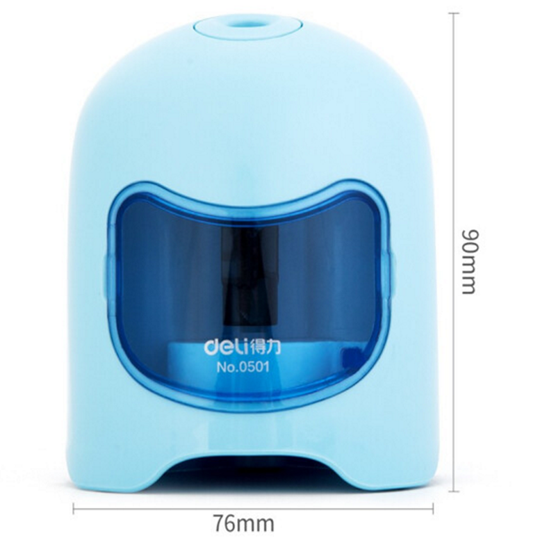 得力deli学生大嘴怪电动卷笔刀自动削笔机铅笔削笔器转笔刀颜色随机