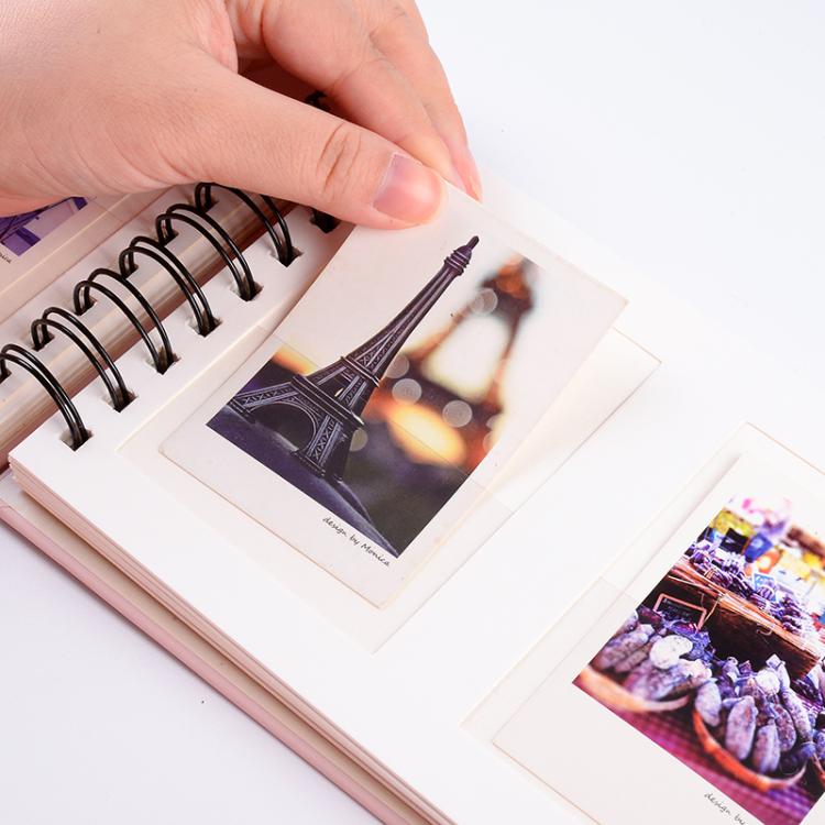 拍立得3寸4寸竖放相册电影票火车票创意diy插页相册影集相册本三维