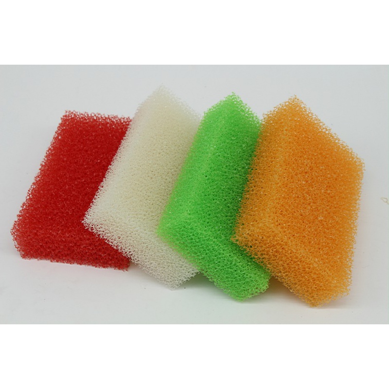 韩版人造丝瓜瓤粗孔海绵块百洁布刷锅洗碗不沾油12组24片