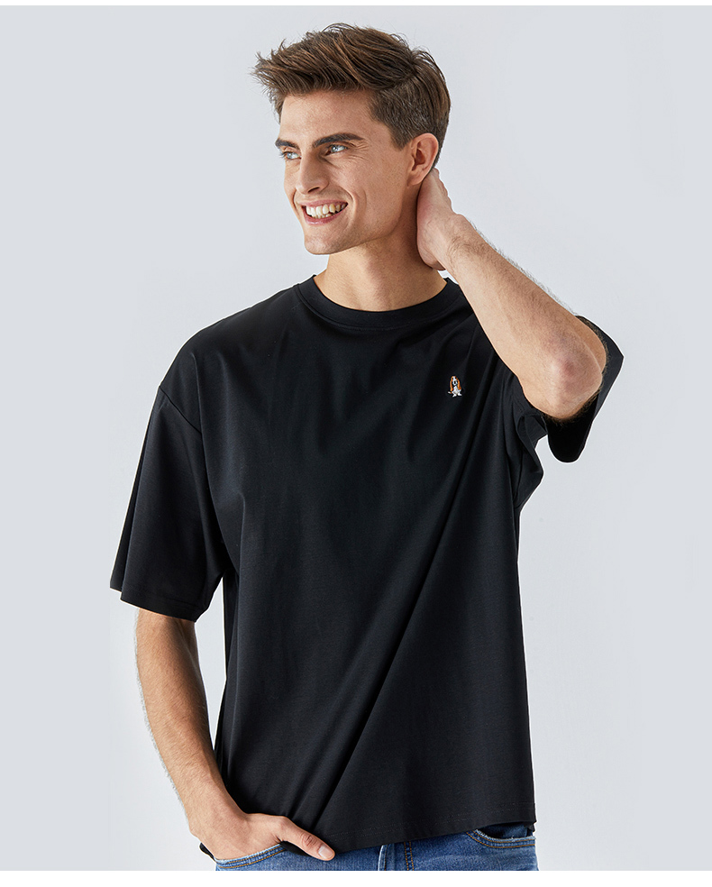 暇步士(hush puppies)男士t恤 [younger系列]暇步士男装2021夏趣味