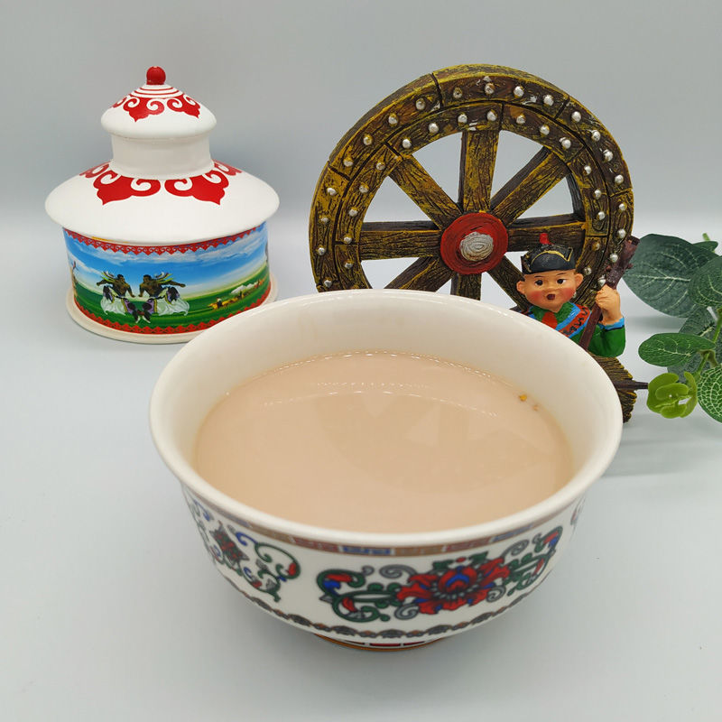 北国情羊乳奶茶内蒙古特产奶茶粉正宗普洱甜味咸味400克冲饮袋装咸味