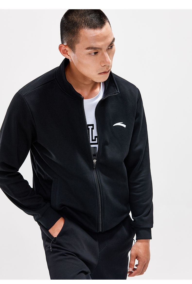 anta安踏运动外套男2020春季新款运动休闲训练外套卫衣官旗舰店男