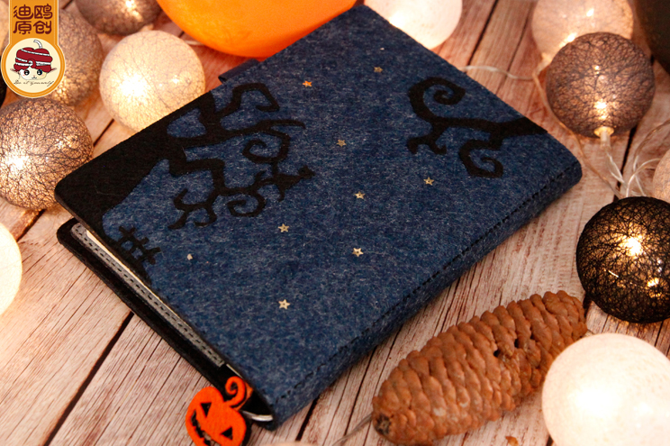 a5手账日记本皮书皮免裁剪不织布艺打发时间手工diy制作材料包