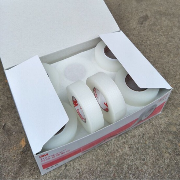 3m透明网纹易撕胶带低至敏pe透气胶布隐形双眼皮贴1527c011527c1一盒