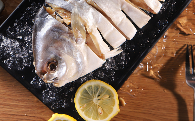 免邮券后89元2件千渔旺冷冻渔家自晒金鲳鱼350400