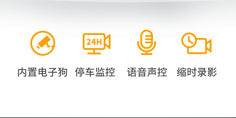 360行车记录仪g580s1080p高清wifi手机连接内置电子狗迷你隐藏停车