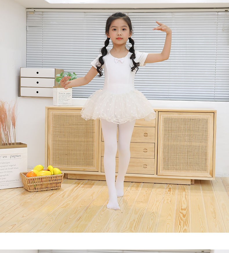 巴布豆配饰儿童连裤袜春秋学生舞蹈袜夏薄款女童打底裤