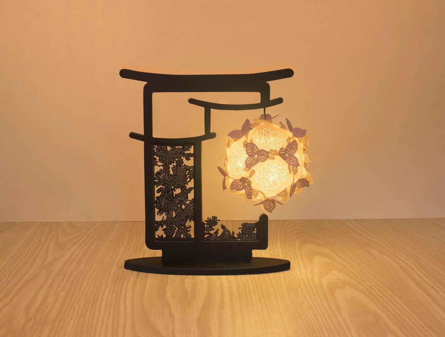 米魁纸艺光影纸灯diy材料手工创意夜台灯古风文创生日送男女生