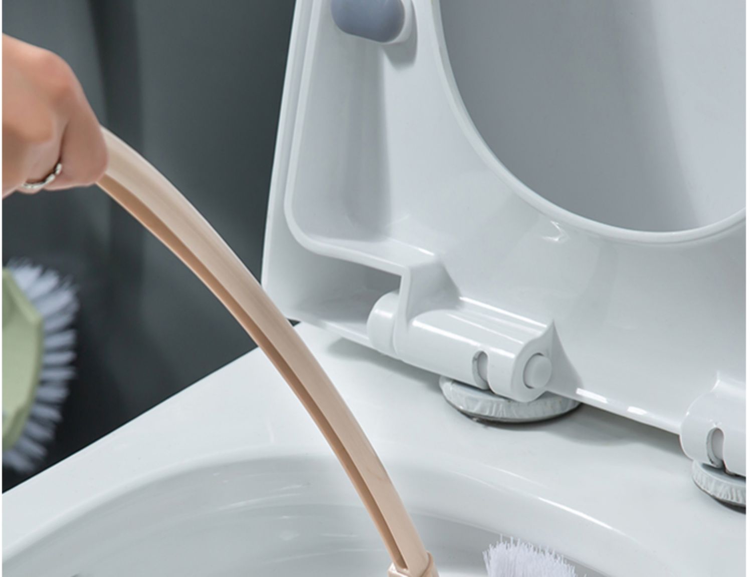 家用卫生间清洁刷长柄洗厕所的刷子洁厕刷挂墙式马桶刷套装无死角