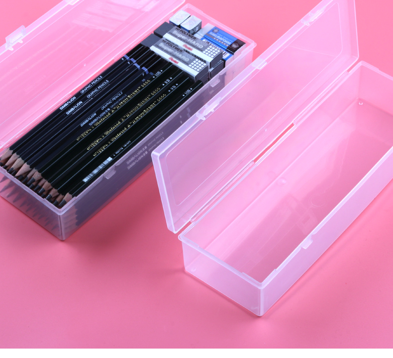 喻娄爱涂绘大容量画笔盒铅笔盒素描笔盒美术专用便携盒子颜料收纳盒