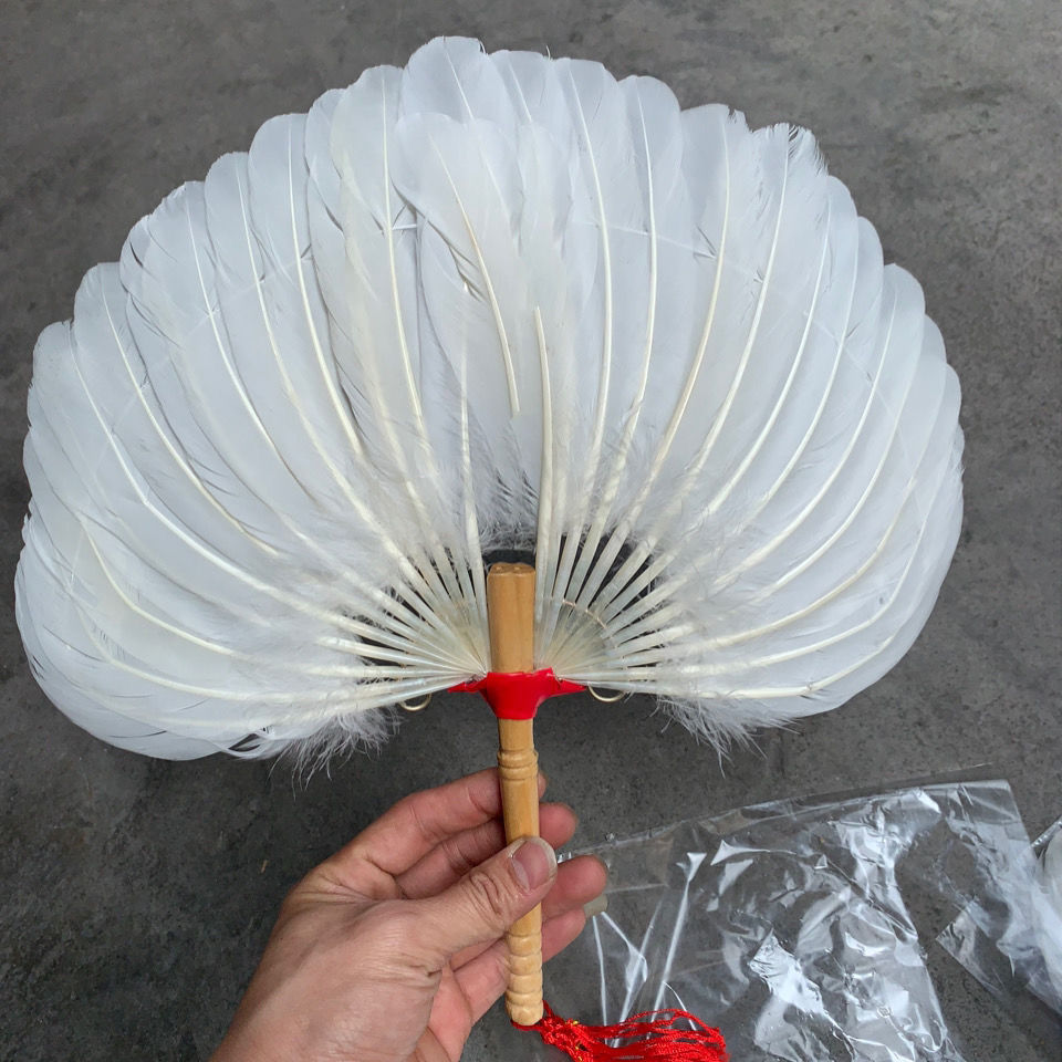 羽毛扇鹅毛扇纳凉扇宝宝扇孕妇奶奶爷爷扇孔明扇诸葛扇周瑜扇普通18根