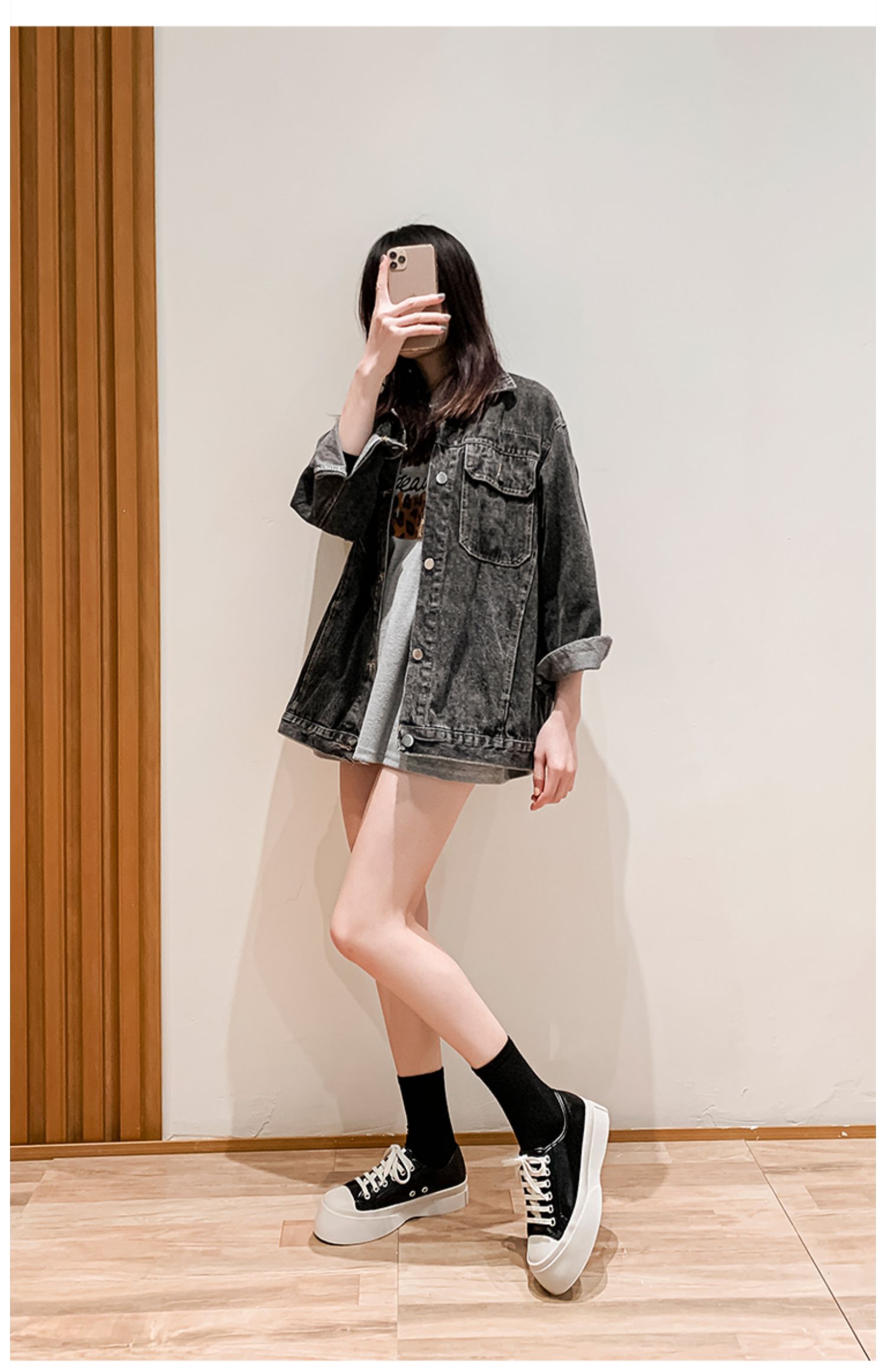 ideaminimona张绮贤同款鞋女2021网红憨憨厚底鞋小白鞋松糕休闲女鞋