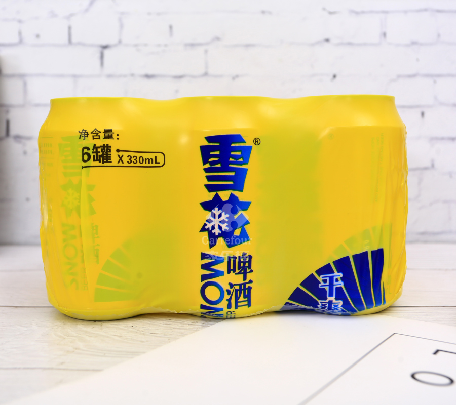 雪花干爽听装330ml6