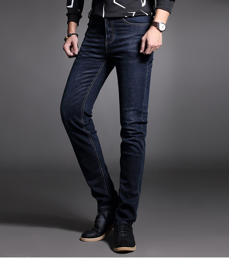 木林森(mulinsen)2019新款牛仔裤男士长裤青年薄款 春秋大码直筒小脚