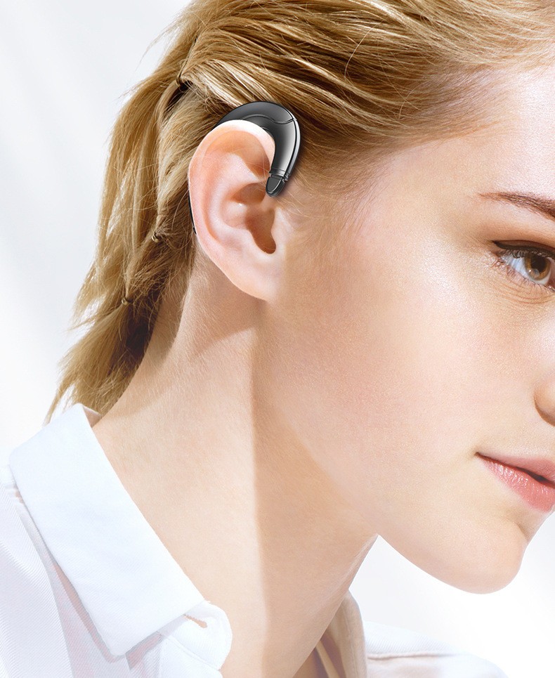 韩慕尚(hanmushang) 型号:骨传导蓝牙耳机 颜色:黑蓝红 佩戴方式:挂耳