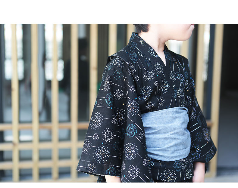 日本和服儿童夏浴衣男童夏季日式浴衣正装传统小孩中国风夏季