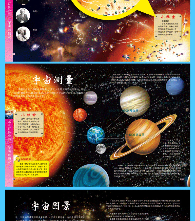 《少儿成长科普馆第二辑6册 航天 宇宙小百科 彩图版小学生三年级课外