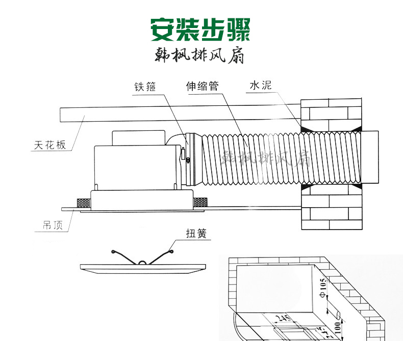 普通排气扇怎么拆图解图片