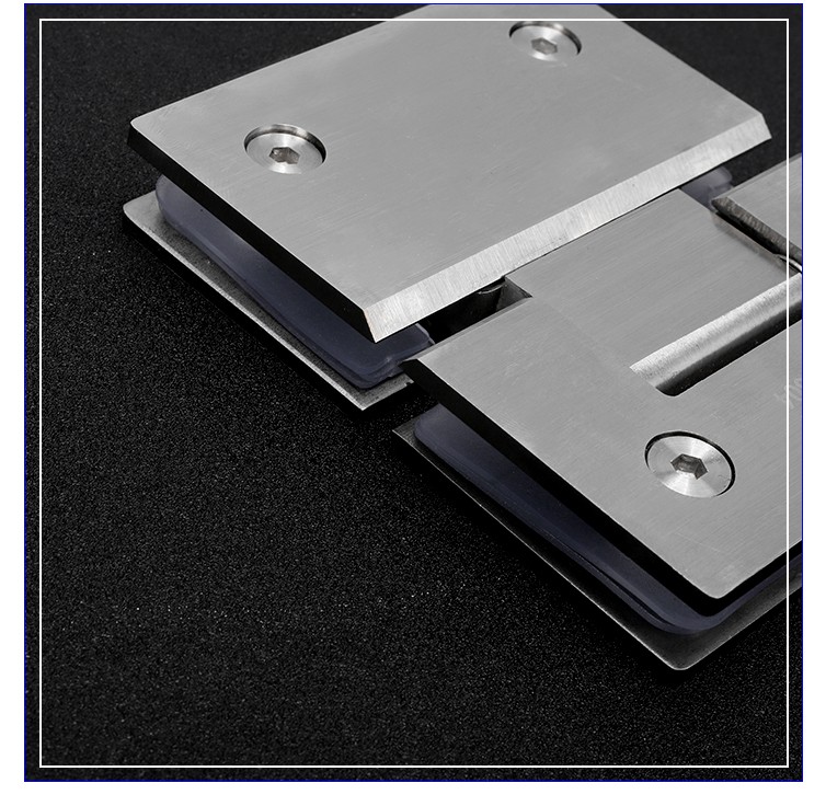 定做 玻璃门合页 不锈钢新款实心门浴室夹淋浴房合页无框玻璃180度