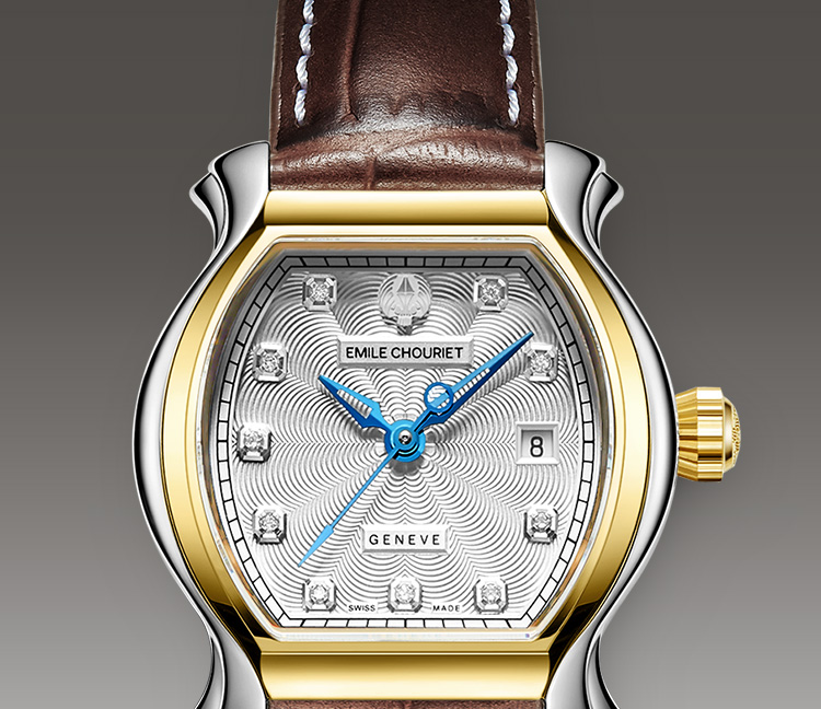 emilechouriet瑞士艾米龙表当代奢华系列女士机械表061138l5272