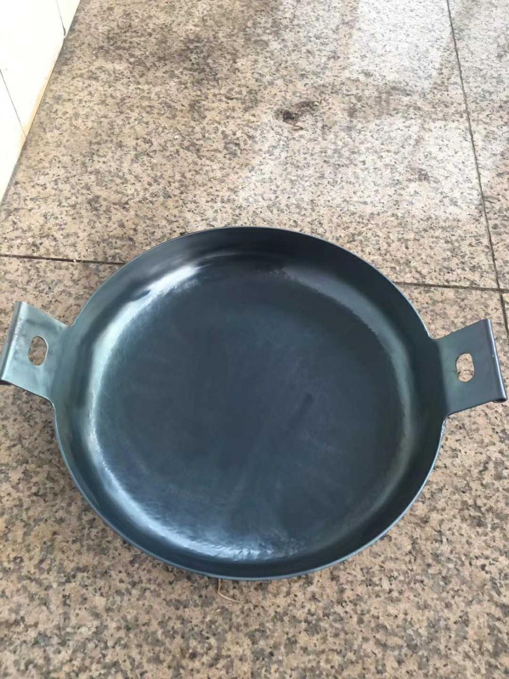 超级新品 章丘铁锅平底煎锅加厚无涂层 煎牛排 烙饼不粘锅28定制拓进