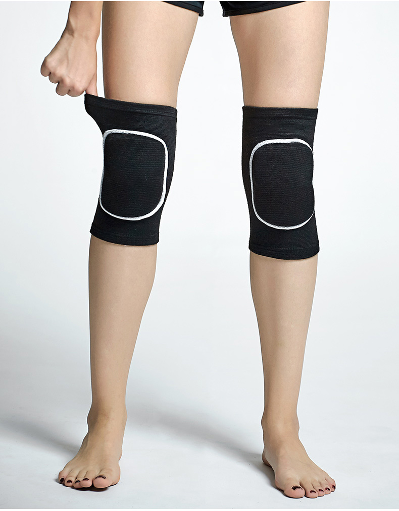 运动护膝女舞蹈练功跪地加厚防摔街舞膝盖护具薄儿童跳舞专用女童