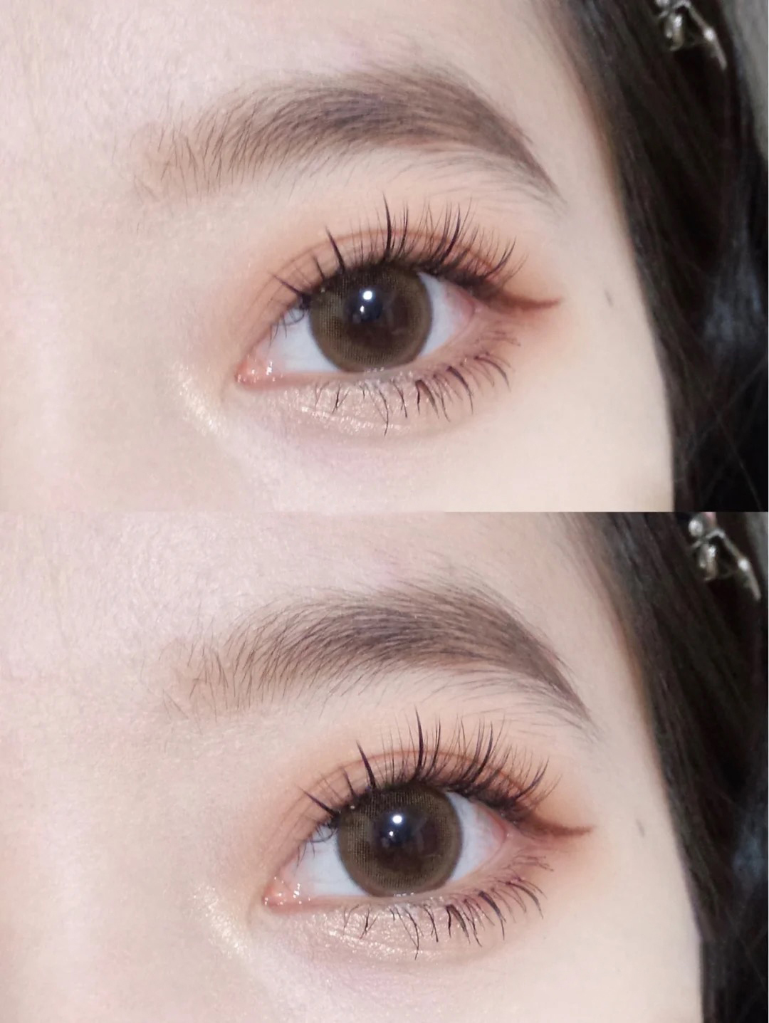 夹心芭比假睫毛女混合装超自然贴a型仙子毛仙女毛分段式单簇朵毛 三维