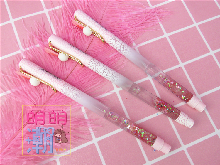 超级新品 红抖音笔仙女魔法棒笔水晶流沙液体创意小仙女刚笔可爱墨囊