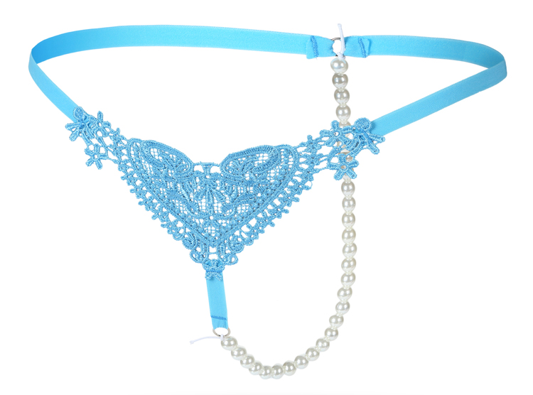 按摩珍珠性感丁字裤女心形诱惑t裤头无痕日系低腰内裤卓思哲