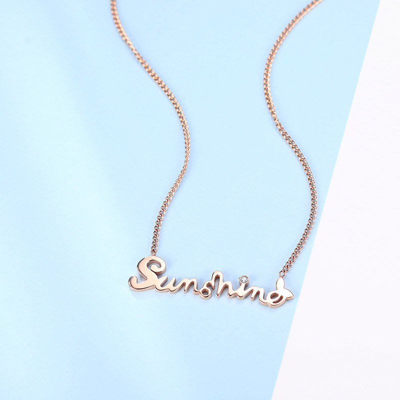 佐卡伊sunshine何以笙箫默同款钻石项链