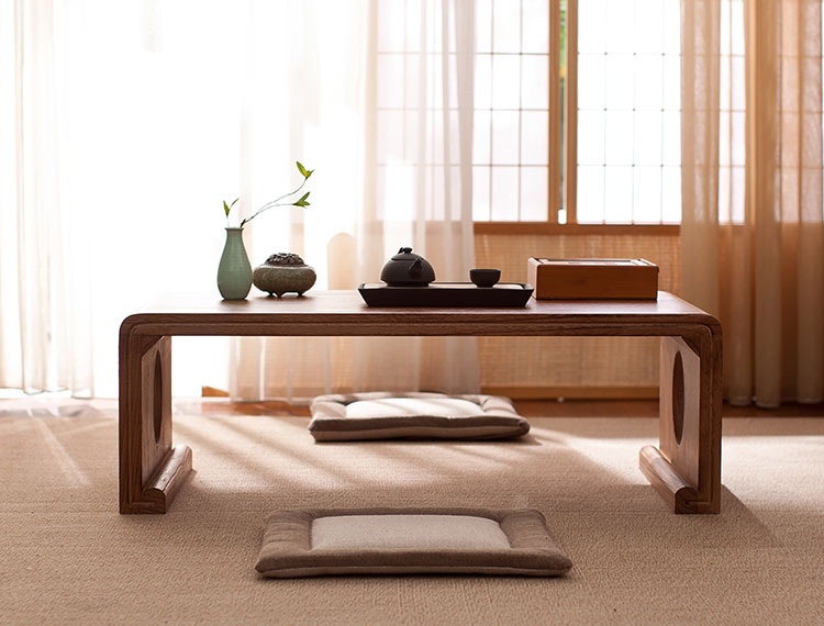 肃音和室几桌t*9 实木榻榻米茶几飘窗桌日式茶桌阳台小桌子地台炕桌矮