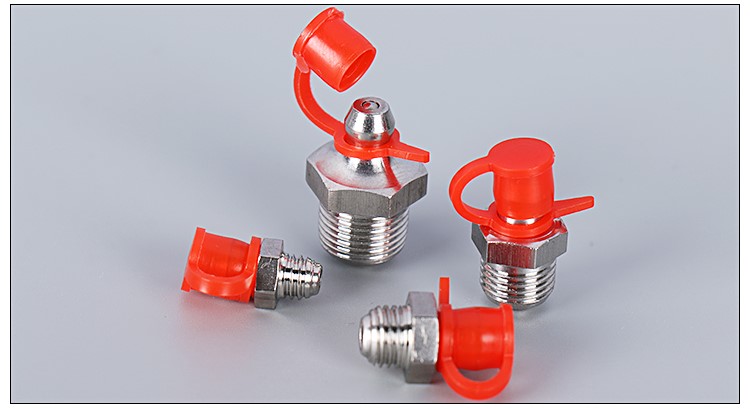 定做304不锈钢黄油嘴 电机工程机械通用黄油嘴m6m8m10戴帽直弯油嘴