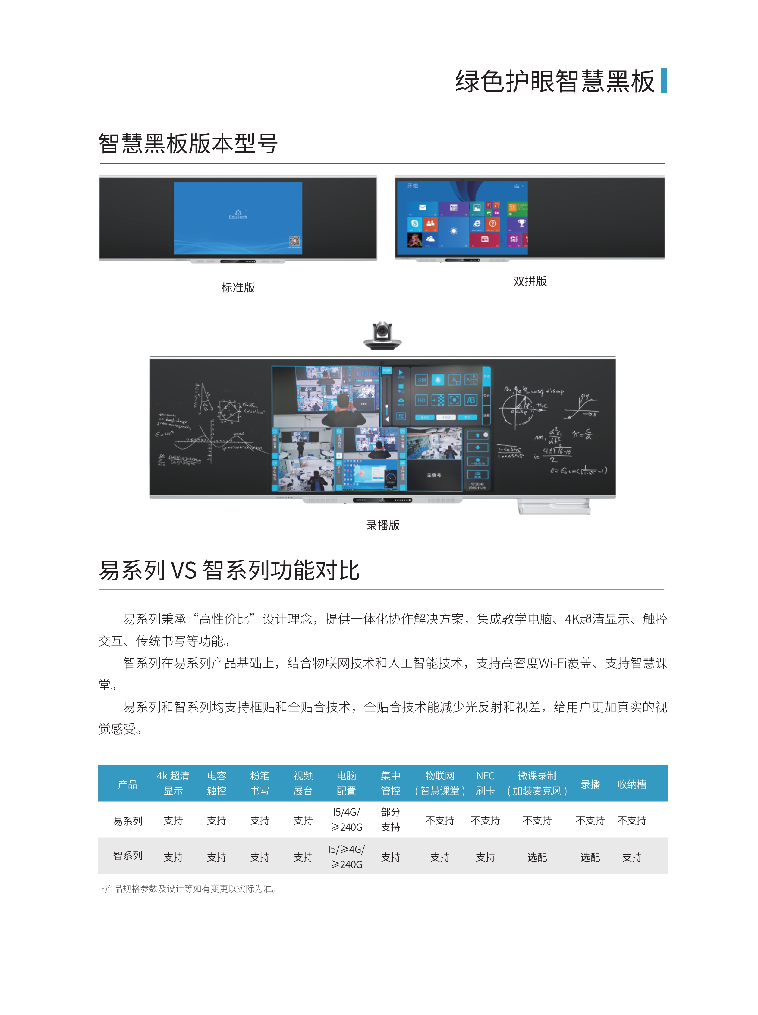易教86英寸智慧黑板教学一体机多媒体触摸互动智能电子黑板显示器液晶