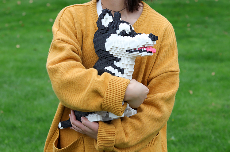 开心美猴王(happy monkey)积木8040 嬉仔钻石微小颗粒拼装兼容乐高