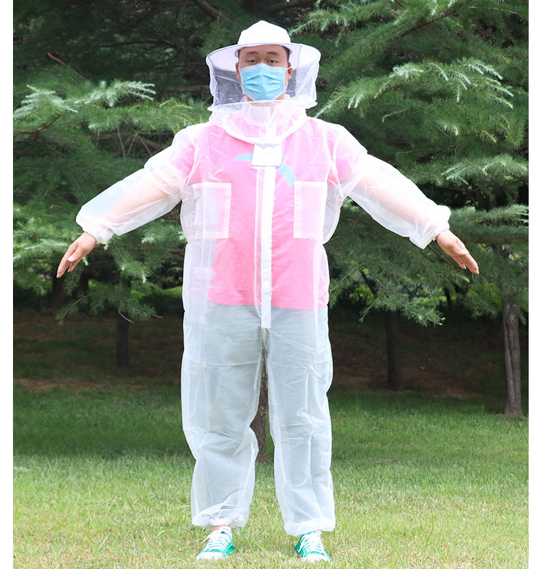 防蜂服连体防蜂衣全套专用养蜂工具养蜂服透气加厚抓蜜蜂防护衣服