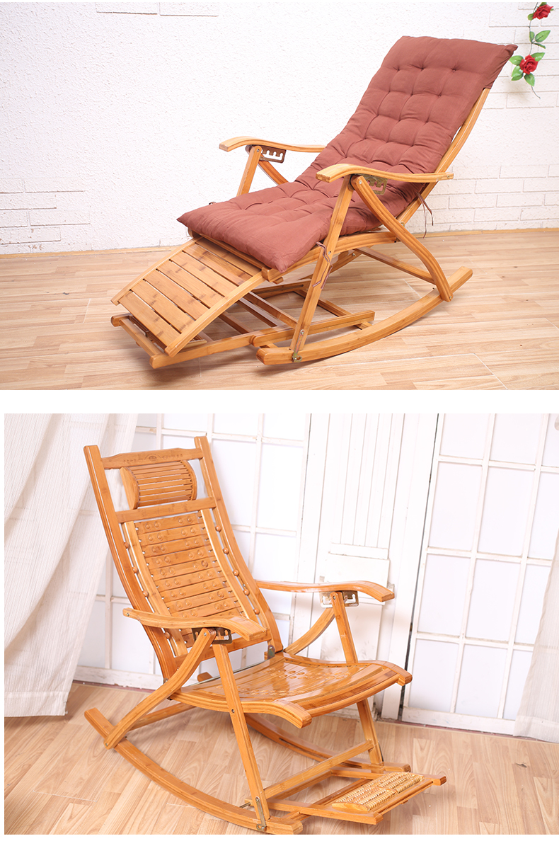 凳子yy 彬蔚竹摇椅躺椅折叠椅子老人逍遥椅成人午休懒人阳台家用摇摇