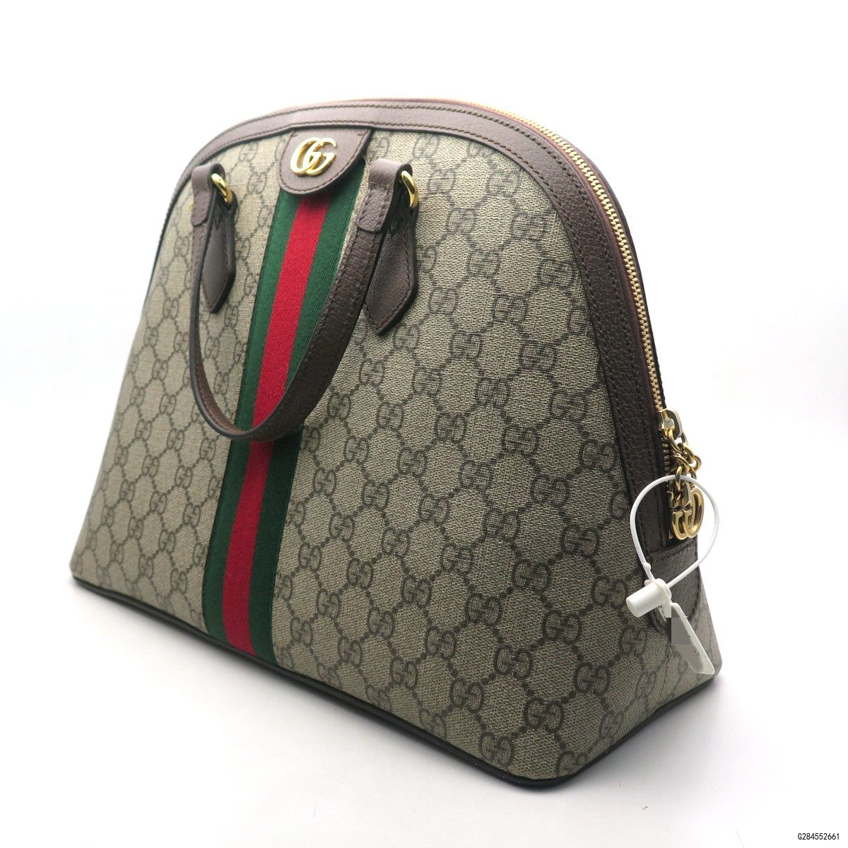 二手准新品古驰gucciophidia系列gg中号手提包