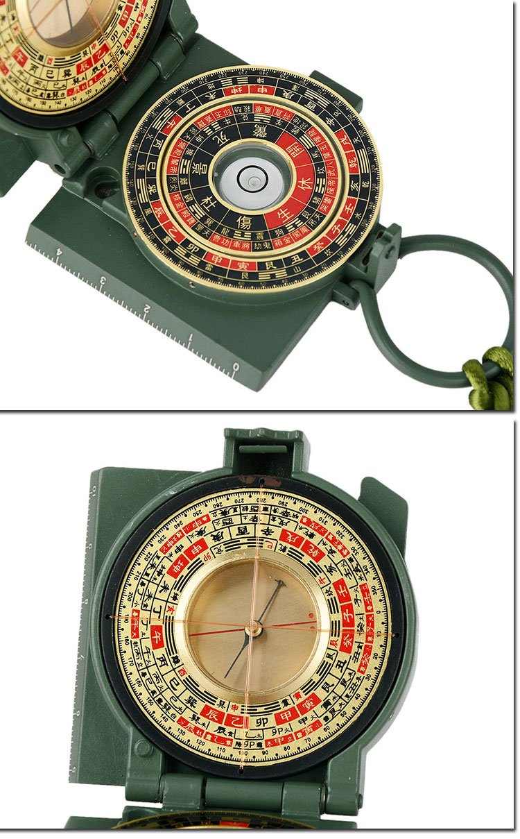 宏图好运寻龙罗盘多功能指南针户外指北针专业地质罗盘仪高精度运动