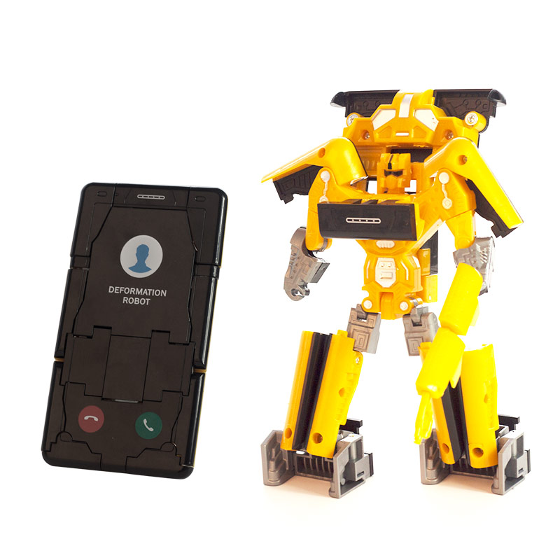 玩星(wanxing)变形类玩具3313b 机器人手机模型儿童玩具批发拼装汽车