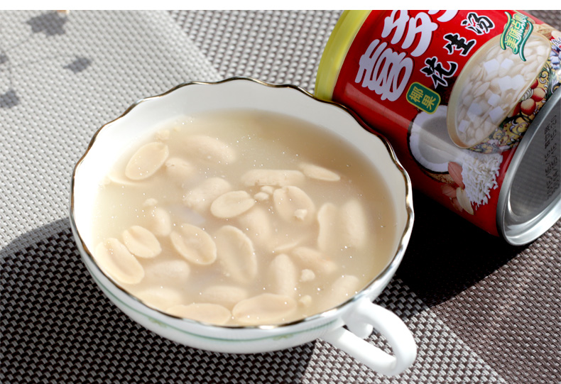 喜多多椰果王罐头食品饮料椰果花生汤200g12罐福建特产