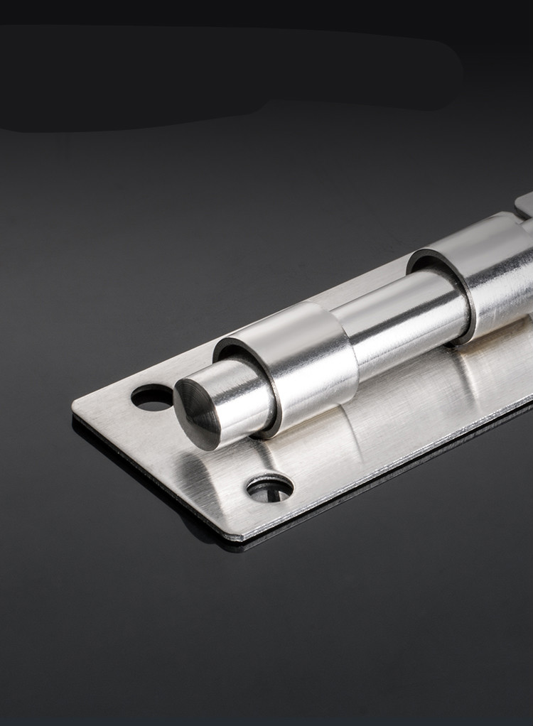 不锈钢防盗大门插销挂锁扣搭扣锁大门闩卡扣木门栓锁固定加厚 敬平