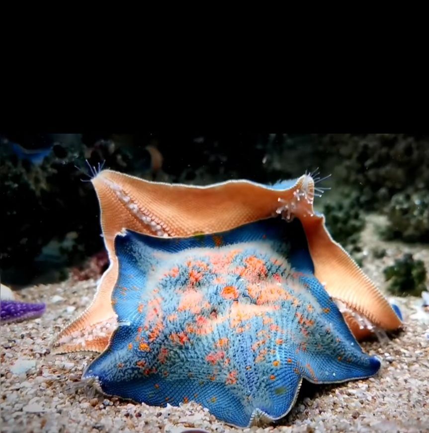 海星活宠物活体野生海水鱼缸迷你海洋生物观赏动物活的翻砂小海星海星