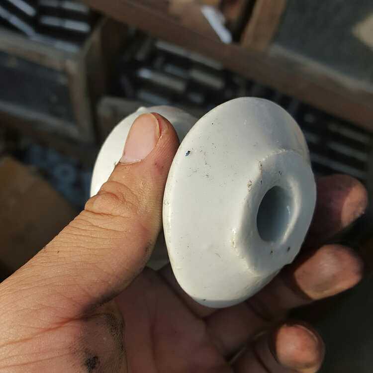 定做 瓷壶 电力磁瓶 电线架低压磁壶电力配件 通电设备 电线杆绝缘