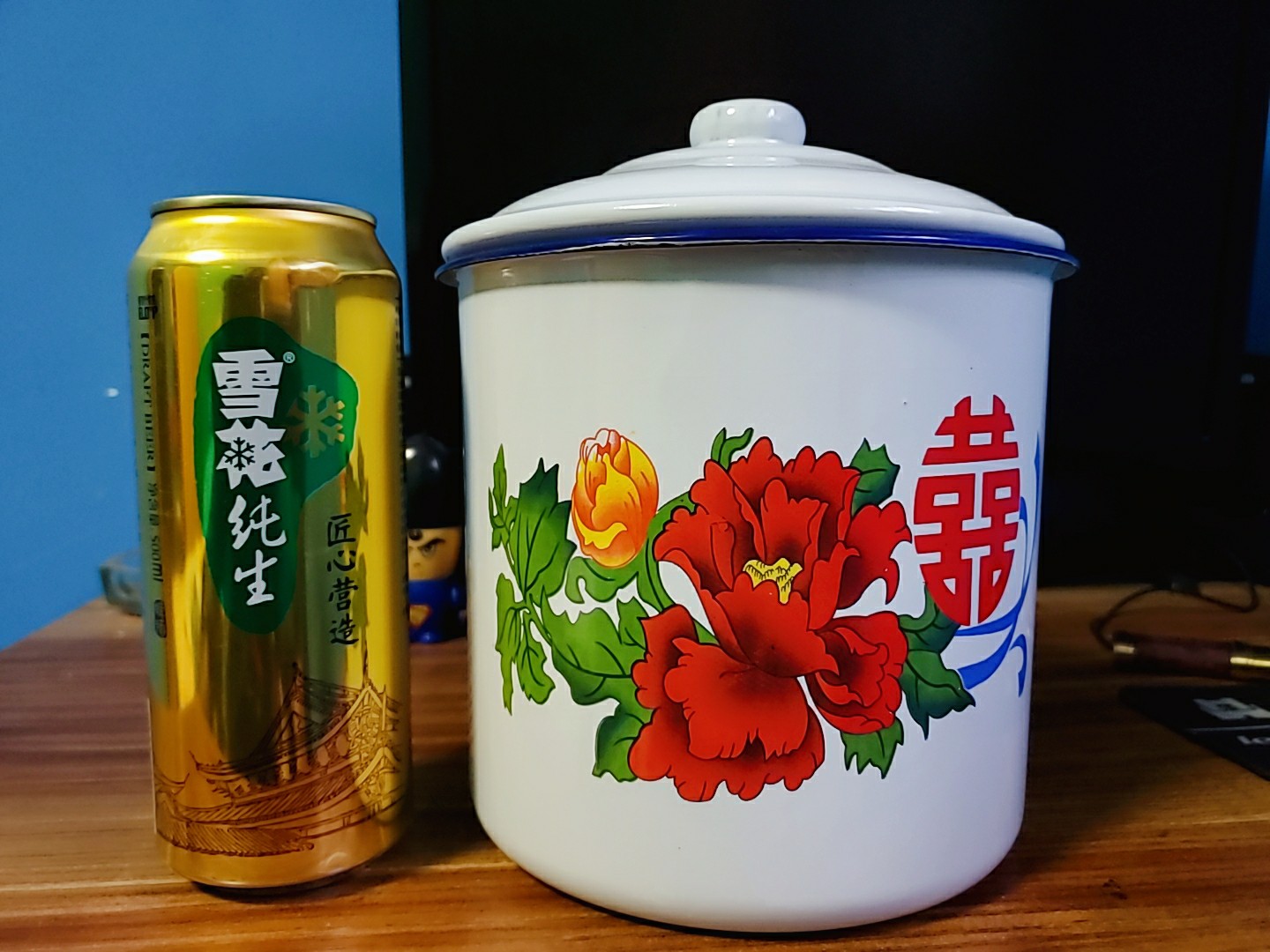 尹正同款16cm超大号搪瓷杯子大容量茶缸串串老式搪瓷茶缸瓷缸带盖好好