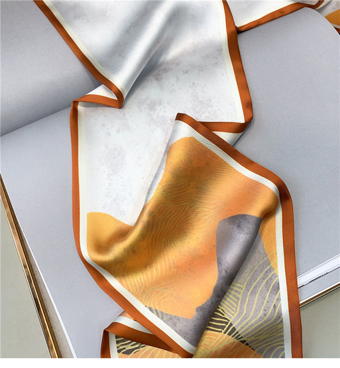 suntek长条丝巾女百搭西装春秋斜角发带腰带飘带绑包丝带装饰领巾围巾